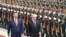 Рускиот претседател Владимир Путин и кинескиот лидер Си Џинпинг за време на официјалната церемонија за пречек во Пекинг, мај 2024