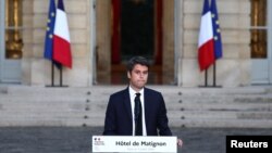 Францускиот премиер Габриел Атал. 