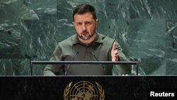 Presidenti ukrainas, Volodymyr Zelensky.