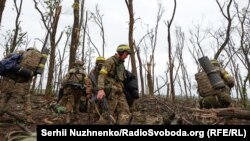 უკრაინელი მებრძოლები ბახმუტში. 2023 წლის მაისი