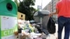 North Macedonia - Overflowing containers with garbage due to a protest by the employees of "Communal hygiene - Skopje" - July 10, 2023