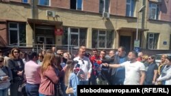 Протест на вработените во ФЗО за зголемување на платите, 30 април 2024 година