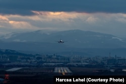 Poza preferată a lui Harcsa Lehel, cu care se mândrește cel mai mult, a fost făcută toamna trecută, la apus.