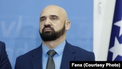 Ramo Isak, predsjednik stranke "Snaga naroda".