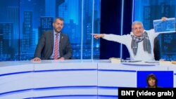 Боян Расате от "Български национален съюз – НД" и Венцислав Ангелов от Народна партия "Истината и само истината" в "Панорама" по БНТ, 10 март 2023 г.