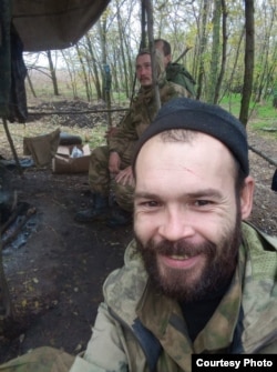 Alfred Galimov, gjatë shërbimit në Ukrainë.