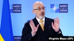 უკრაინის თავდაცვის მინისტრი ოლექსი რეზნიკოვი. ბრიუსელი, 15 ივნისი, 2023.