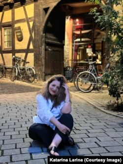 Katarina Larina, shqiptare nga Ukraina, e zhvendosur në Gjermani.