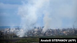 ქალაქი ბახმუტი. 2023 წლის 22 აპრილი.