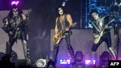 Бандата на рок фестивала Hellfest Summer Open Air в Clisson, Западна Франция, на 15 юни 2023 г.