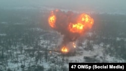 უკრაინის სამხედრო ძალებმა დონეცკის ოლქის ქალაქი ავდეევკა 2024 წლის 17 თებერვალს დაროვეს