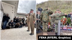 Sa obilježavanja 30. godišnjice od ratnog zločina u Ahmićima (lijevo) i Trusini, 16. april 2023.