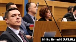 Millosh Bukejlloviq, ministri i Ministrisë së Drejtësisë së Republikës Sërpska, i cili është në listën e sanksioneve të Shteteve të Bashkuara të Amerikës prej korrikut të vitit të kaluar. Fotografi nga arkivi.