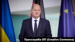 Германскиот канцелар Олаф Шолц, 16 февруари 2024 г.