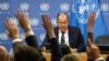 Ruski ministar spoljnih poslova Sergej Lavrov na konferenciji za novinare u UN, 23. septembar 2023.