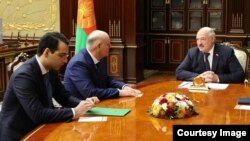 Инал Ардзинба, Аслан Бжания и Александр Лукашенко