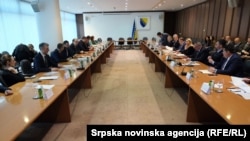 Sastanak predstavnika vlasti u BiH, Sarajevo, 8. februar 2024.