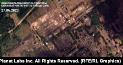 Posibila tabără de campanie pe teritoriul unității militare nr. 61732 din satul Țel pe 27 iunie..