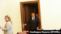 Бойко Борисов и Владислав Горанов влизат на заседание на Министерския съвет