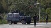 Policia e Kosovës në afërsi të Banjskës. 