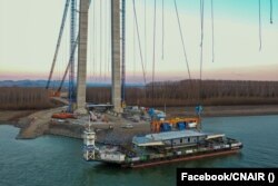 Podul de la Brăila, denumit și Golden Gate-ul românesc