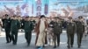 Аятолла Али Хаменеи вместе с командованием иранской армии и КСИР на одном из военных парадов в 2023 году
