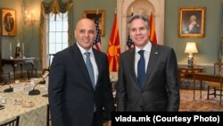 Ковачевски и Блинкен во Вашинготн, 8 мај 2023