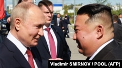 Lideri Rusije i Severne Koreje, Vladimir Putin i Kim Džong Il, 13. septembar 2023.