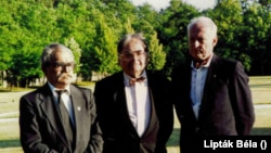 Három ’56-os: (balról jobbra) Pongrácz Gergely, Mécs Imre és Lipták Béla