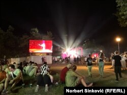 Hapja e festivalit muzikor Exit në Kalanë e Petrovaradinit, afër Novi Sadit, më 10 korrik 2024.