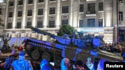 Tërheqja e ushtarakëve të Wagnerit nga Rostov mbi Don, Rusi, 24 qershor 2023.