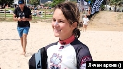 Ая Касабова не се страхува да практикува екстремния спорт 