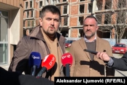 Advokat Marko Radović ispred tužilaštva u Podgorici 31. januara