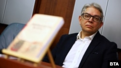 Доц. Мартин Иванов на представянето на своята книга 