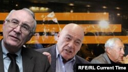 Зураб Абашидзе, Владимир Познер и Марк Зильберквит (коллаж)