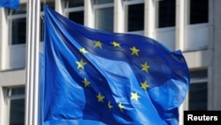 Zastava Evropske unije u Briselu, ilustrativna fotografija