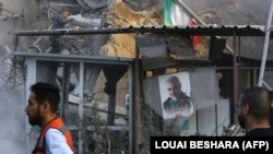 Uništena zgrada u napadu na iranski konzulat u Damasku, 1. april 2024. za koji se okrivljuje Izrael.