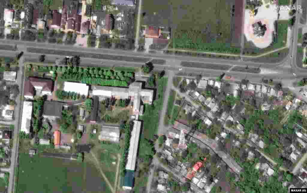 Univerzitetske zgrade i radio toranj, 8. maj 2022. godine.