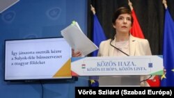 Dobrev Klára, a DK EP-lista-vezetője