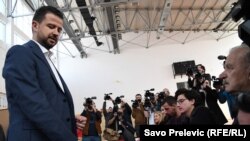 Milatović na glasanju tokom prvog kruga izbora 19.marta.