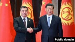Садыр Жапаров и Си Цзиньпин. 18 мая, Сиань. 
