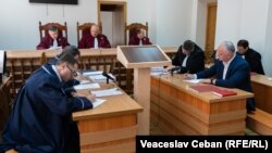 Заседание Высшей судебной палаты по делу "о кульке". На скамье подсудимых экс-президент Молдовы Игорь Додон.