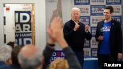 Joe Biden în cursul campaniei electorale din 2024. 