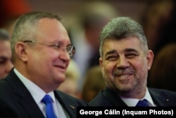 Nicolae Ciucă, liderul PNL, și premierul Marcel Ciolacu în vremea în care erau prieteni și făceau planuri de guvernare pe zece ani.