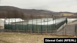 Detencijski centar u okviru Privremenog prihvatnog centra "Lipa", 14. april 2023.