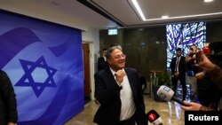 Izraleski ministar nacionalne bezbednosti Itamar Ben-Gvir dolazi na sastanak +kabineta u Jerusalimu, 2. april 2023.