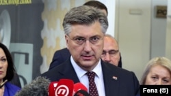 Premijer Andrej Plenković u Mostaru 2. maja 2023.