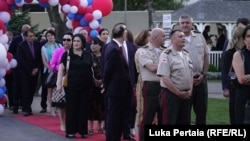 აშშ-ის საელჩოს სტუმრების ნაწილი