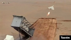 Военен дрон на Ислямската революционна гвардия на Иран. Снимката е архивна.