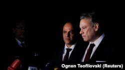 Габриел Ескобар, спедијален пратеник на САД за Западен Балкан и премиерот Димитар Ковачевски, Охрид 18 март 2023